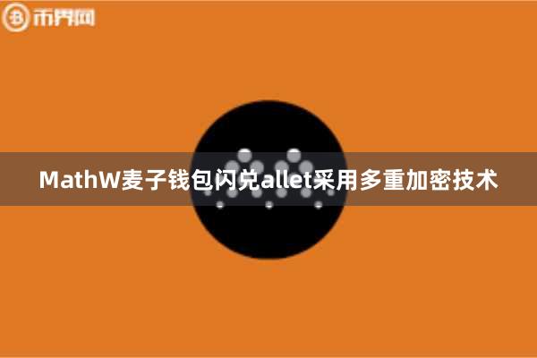 MathW麦子钱包闪兑allet采用多重加密技术